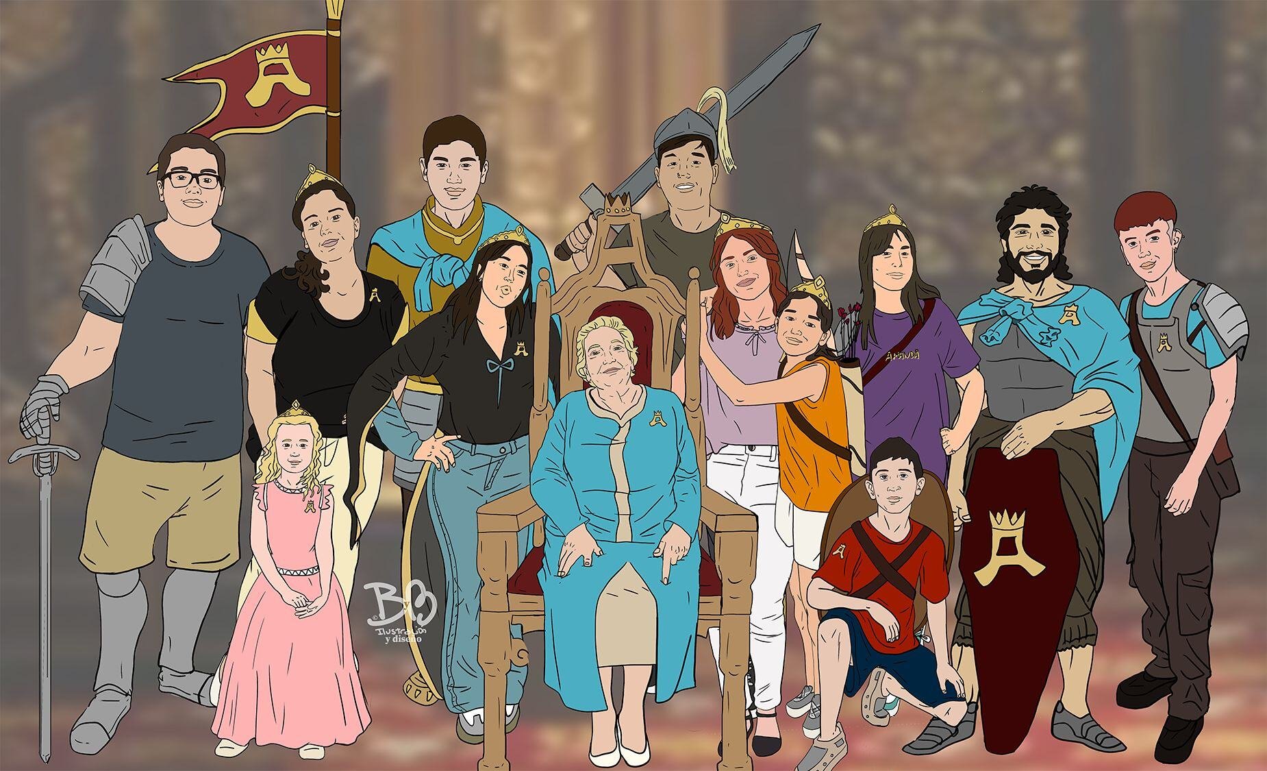 LOS NIETOS DE LA ABUELAa