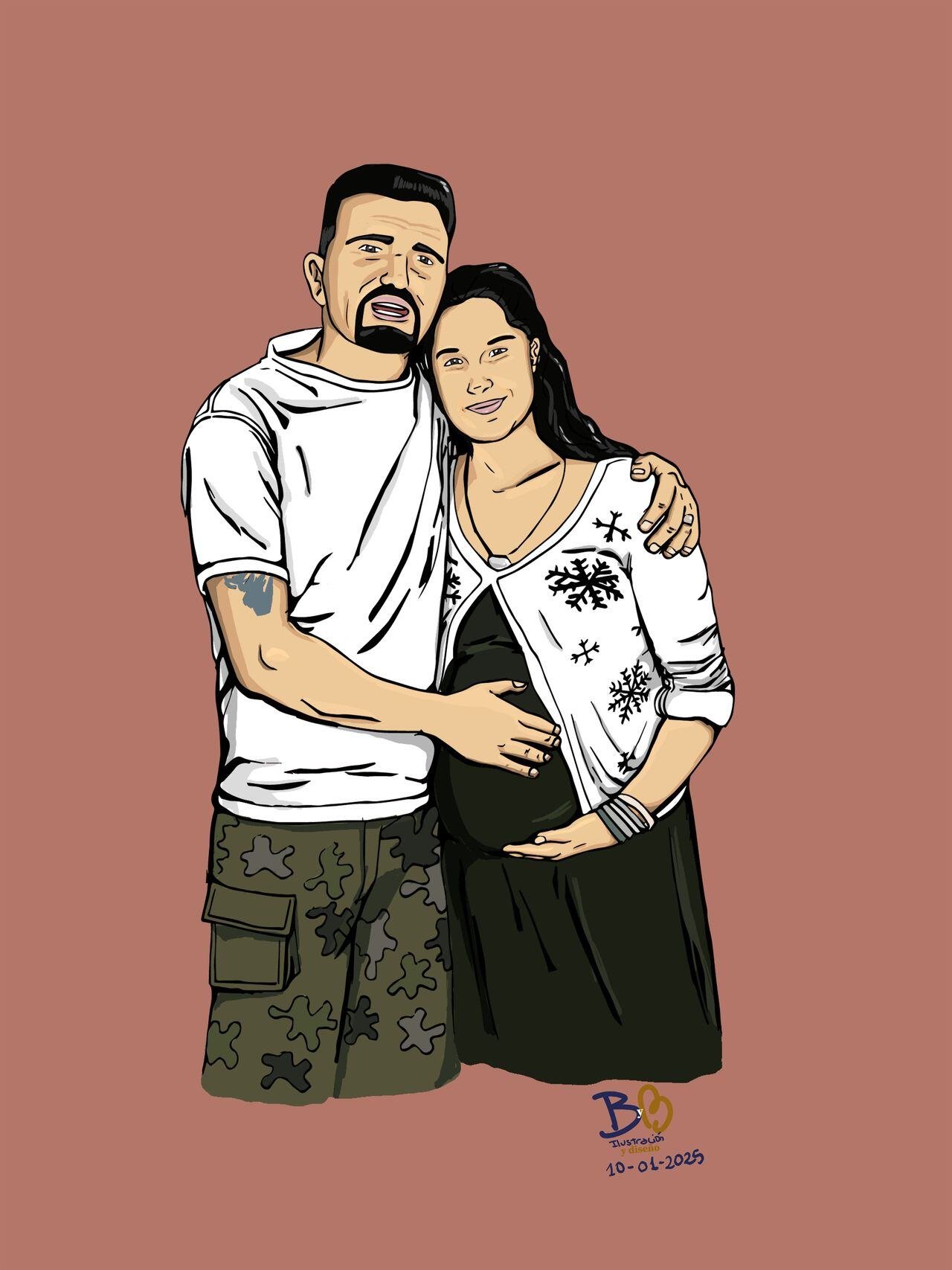 hombre e hija
