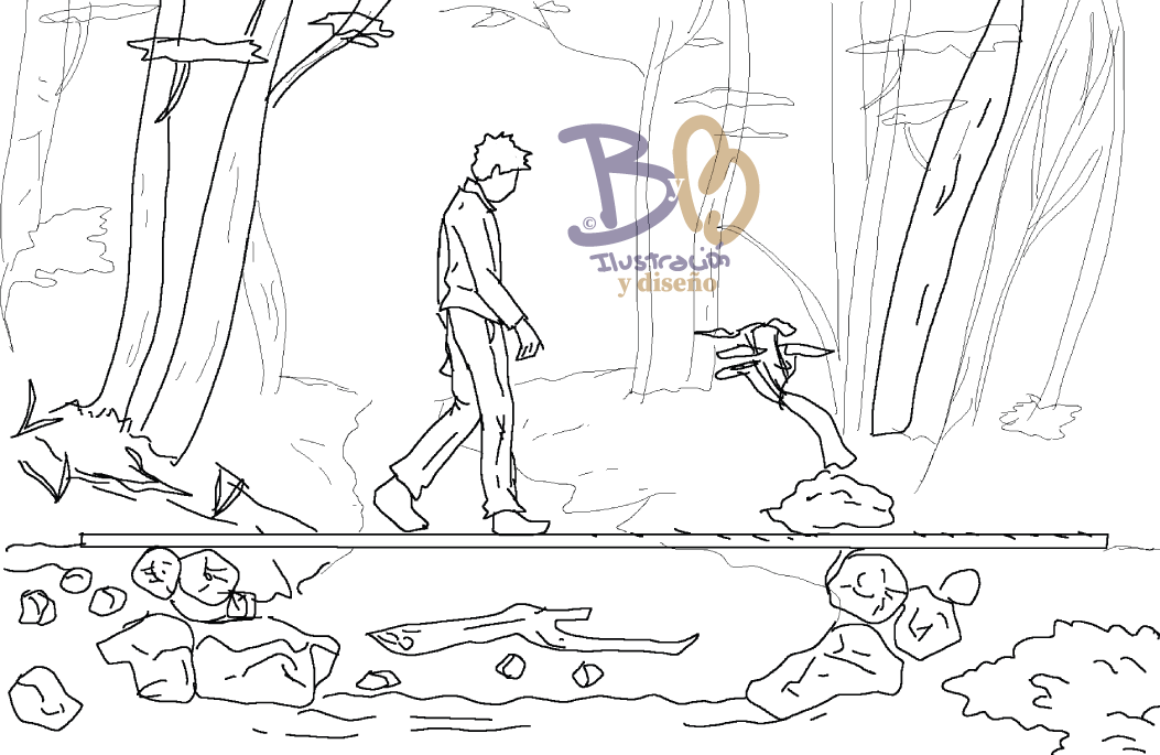 Boceto - Hombre Puente ByB